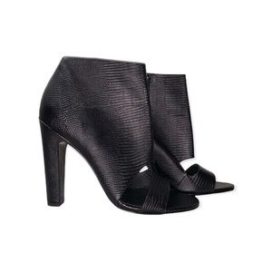 ✨Vince black Open-Toe Booties Size 10